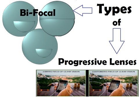 Types of bifocal/ progressive lenses