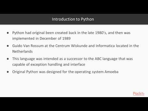 All in One Introduction to Programming The Course Overview | packtpub com