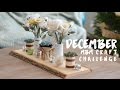 December MBM Craft Challenge Centerpiece Paper Flowers Christmas Ornament