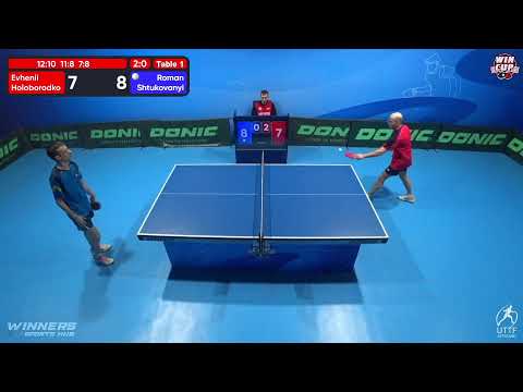 01:30 Evhenii Holoborodko 3-0 Roman Shtukovanyi West 7 WIN CUP 08.12.2022 | TABLE TENNIS WINCUP
