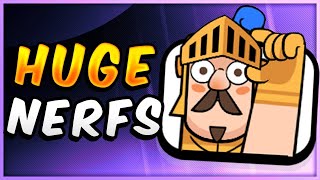 NEW BALANCE CHANGES will NERF 33 CARDS?! - Deck Guide by SirTagCR