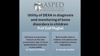 Utility of DEXA in diagnosis and monitoring of bone disorders in children