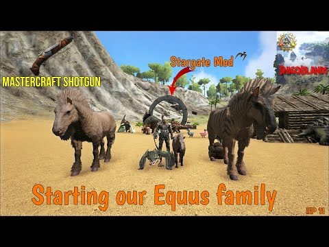 Equus Taming/Breeding and Testing Out Our New Mastercraft Shotgun Ep 11 Ark Survival Shigo Islands
