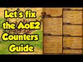 Let's fix the original AoE2 counters guide!