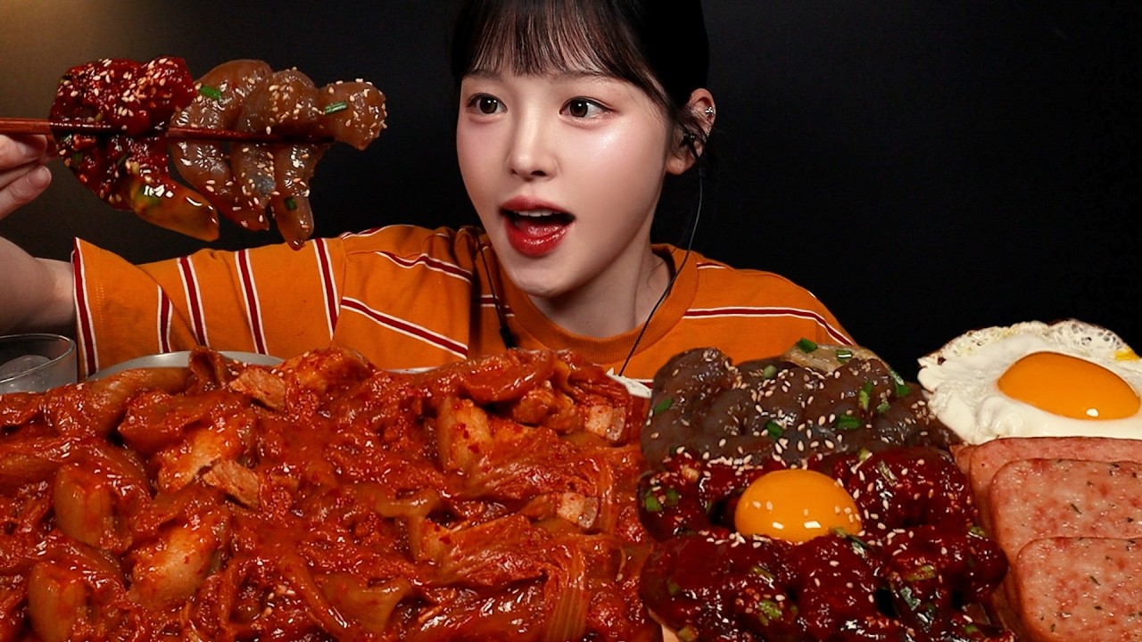 SUB)밥도둑 특집🍚오독탱글 간장새우장 양념새우에 돼지고기 김치찜 먹방! 집밥 꿀조합Homemade Meal Mukbang As