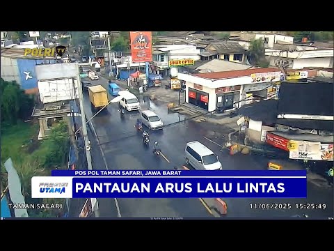 NTMC POLRI - PANTAUAN ARUS LALU LINTAS SORE 11/06/2025