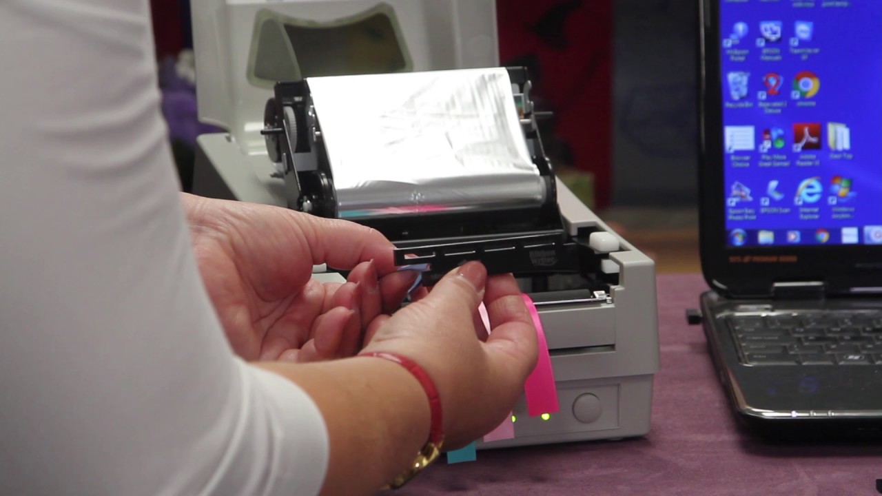 Multi ribbon printing using the old style up-right black acrylic multi adaptor pre 2019