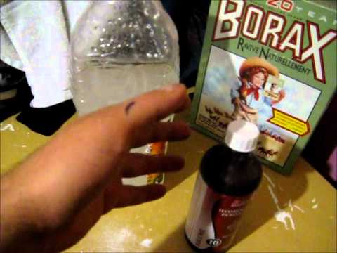 How to make a Borax/Hydrogen Peroxide solution for treating mange