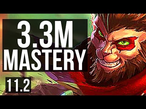WUKONG vs AATROX (TOP) | 3.3M mastery, 1300+ games, 5/1/5 | KR Master | v11.2