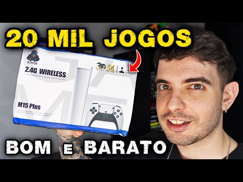 Game Stick do PS5 BOM e BARATO com 20 MIL JOGOS (M15 Pro)