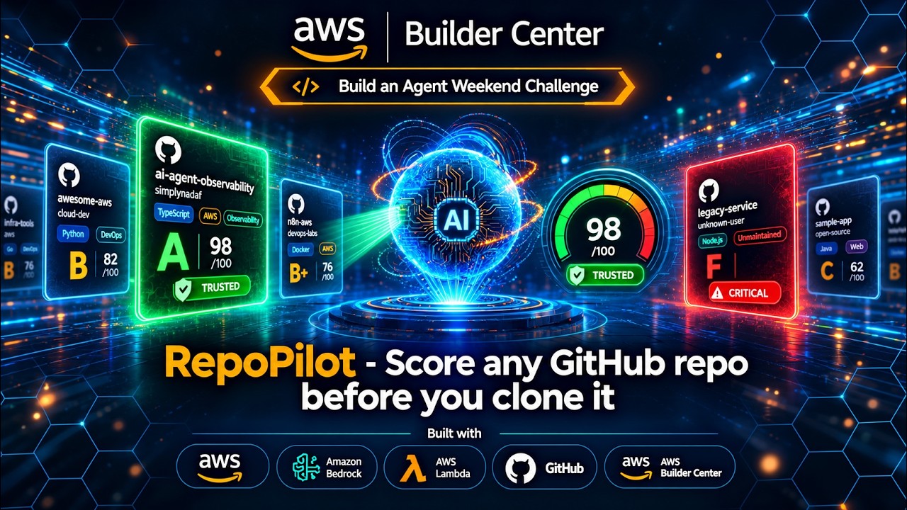 I built an AWS agent that scores any GitHub repo before you clone it
