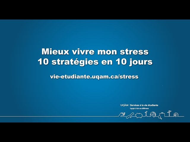 Mieux vivre mon stress : 10 stratégies en 10 jours
