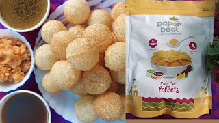 Paper Boat Pani Puri pellets review | Ready made panipuri | Paper Boat golgappe l wow food kitchen