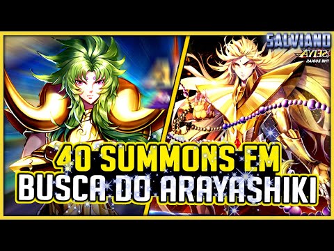 ESSAS 40 SUMMONS FORAM MUITO BOAS! - Saint Seiya Awakening #105