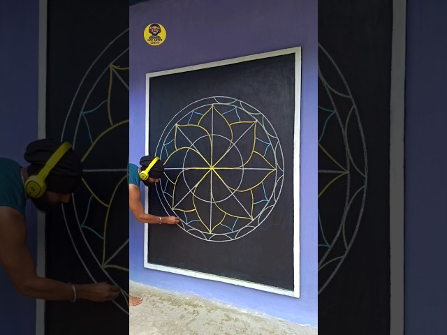 Onam pookalam design part 14
