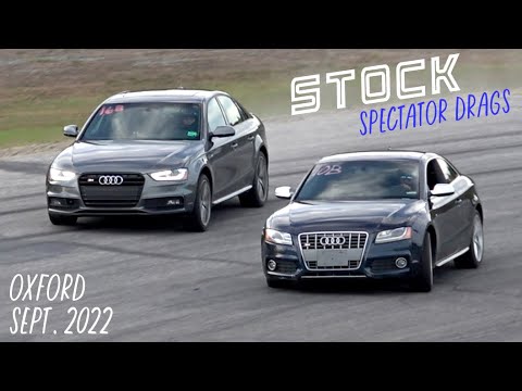Class B Stock Spectator Drags at Oxford Motor Mayhem #3 Sept 2022