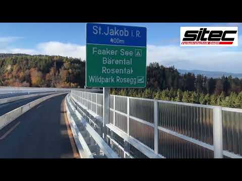 Wellex - Spritzschutz mit einer Bauhöhe von 2,2m und einer Gesamtlänge von über 2km