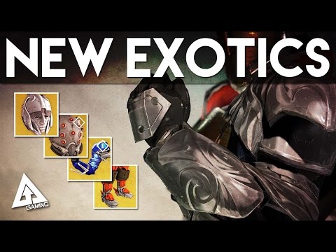 Destiny ALL DLC Exotic Armor - The Dark Below | Destiny Gameplay