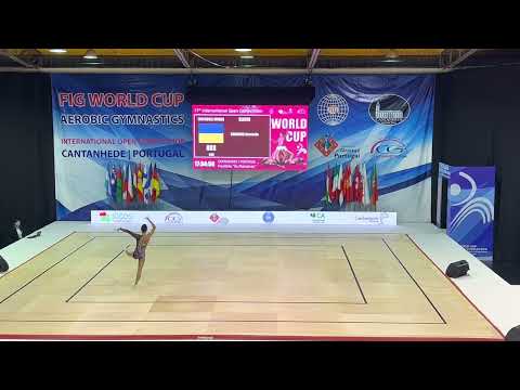 Aerobic Gymnastik WORLD CUP COMPETITION In Cantanhede Portugal.2023 IW UKR SRN