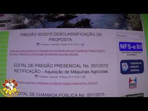 Veja a Situação do site da Prefeitura de São Lourenço da Serra