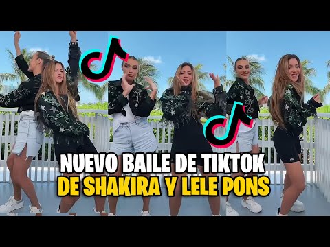 Nuevo Challenge de Shakira y Lele Pons para TikTok | Mira la coreografía del nuevo baile de Shakira.