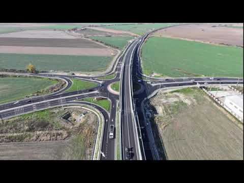 DRDP TIMISOARA-Imagini din dronă cu nodul rutier #VTM – Centura Timișoara Sud, cu DN59,Timișoara-Șag