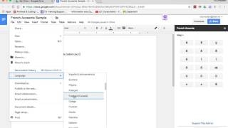 Spell Checking in French for Google Docs