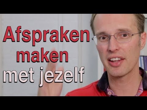 Afspraken maken met jezelf