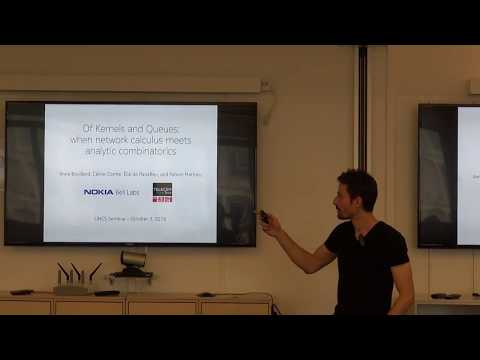 Of Kernels and Queues: when network calculus meets analytic combinatorics