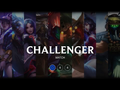 EUW Challenger match 44 - 6278 LP 98 kills