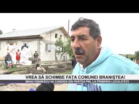 Vrea sa schimbe fata comunei Branistea - www.columnatv.ro