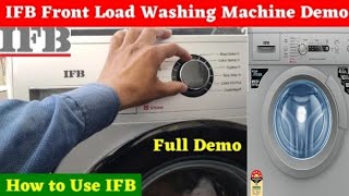 IFB Front Load Washing Machine Demo &Unboxing |How to Use IFB Front Load Washing Machine|IFB Machine