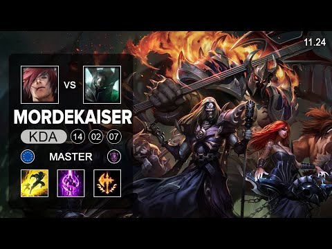 Mordekaiser Top vs Sett - EUW Master - PreSeason 12 Patch 11.24