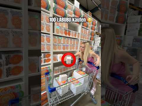100 LABUBU kaufen 😳 #canselguel #shorts