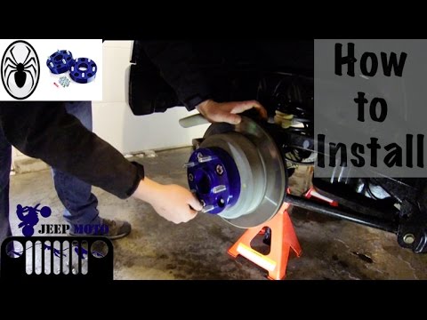How to Install Spidertrax Wheel Spacers (Jeep Wrangler)
