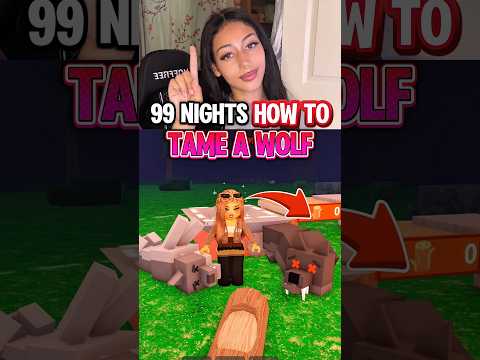 HOW to GET A WOLF PET in 99 nights in the forest🐺😍 #roblox