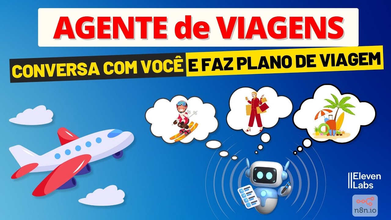 Agente de IA PLANEJA SUA VIAGEM Completa em Minutos! (Vôos, Hotéis e Passeios)