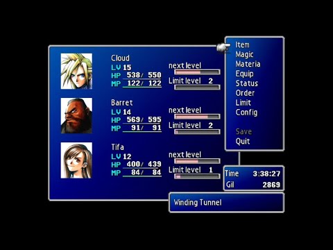FF7 Best place to farm early in game . Melhor lugar para evoluir no inicio ffvii