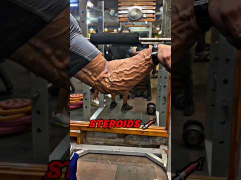 Steroids vs Natural 😈 #gymlife #fitness #workout #steroids #natural #bodybuilding