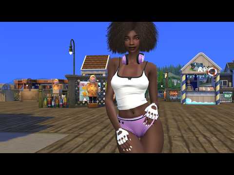 sims 4 custom content download girl Destiny Duval by Bonita100 Game Video Preview