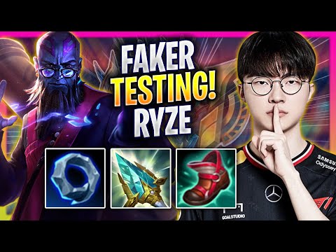 FAKER TESTING RYZE IN KOREA SOLOQ! - T1 Faker Plays Ryze MID vs Sylas! | Season 2025