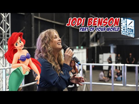 Jodi Benson sings Part Of Your World at Comic Con Scotland watched by Ewan McGregor!