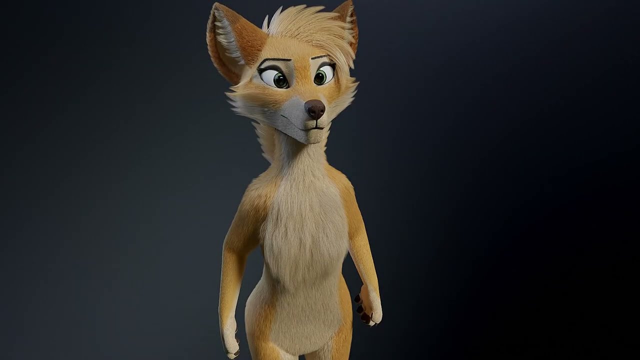 julio anthro zorro Modelo 3D