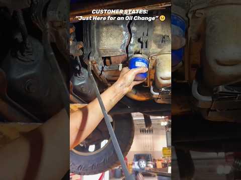 NOT AN OIL CHANGE… BUT A TRANSMISSION READY TO FALL 😱