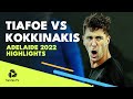 Tiafoe vs Kokkinakis THRILLER | Adelaide International 1 2022 Highlights