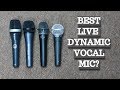 BLIND DYNAMIC MICROPHONE SHOOTOUT Shure SM58 Vs AKG D5 Vs Sennheiser E835 Vs Blue Encore 100i
