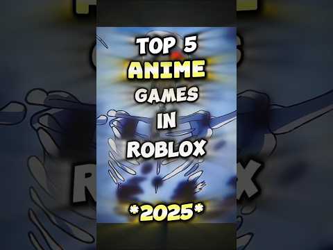 Top 5 "ANIME" Games in Roblox *2025* #roblox #robloxgames #shorts
