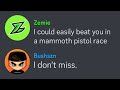 Ich Habe Einen Zero Build Pro Zu Einem Geschicklichkeitstest Herausgefordert