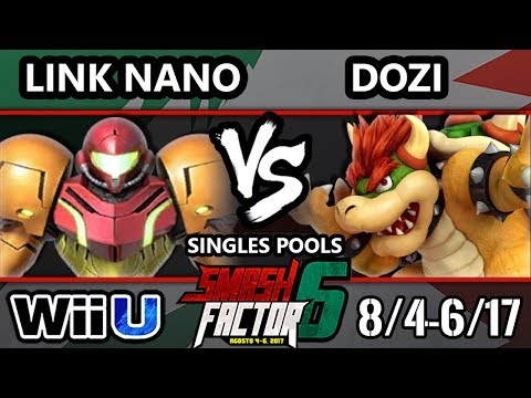 Smash Factor 6 Smash 4 - SW | LinkNano (Samus) Vs. CS CO | DoZi (Bowser) Smash Wii U
