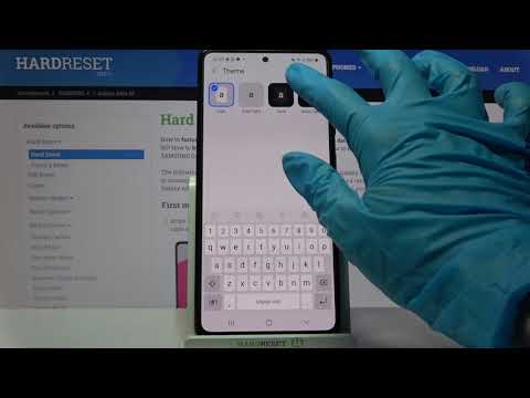 Samsung Galaxy A52s 5G Change Keyboard Theme
